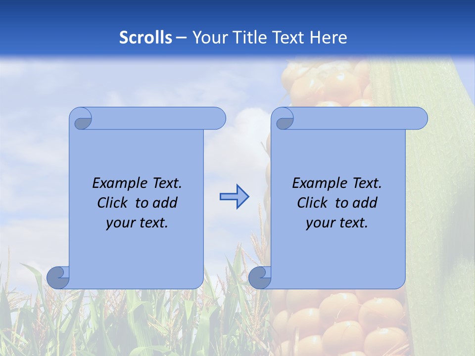 Food Grain Ear PowerPoint Template