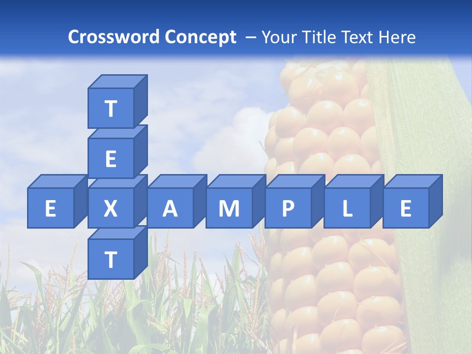 Food Grain Ear PowerPoint Template