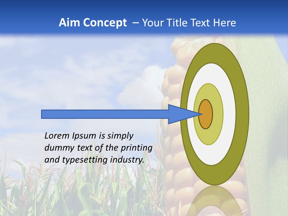 Food Grain Ear PowerPoint Template