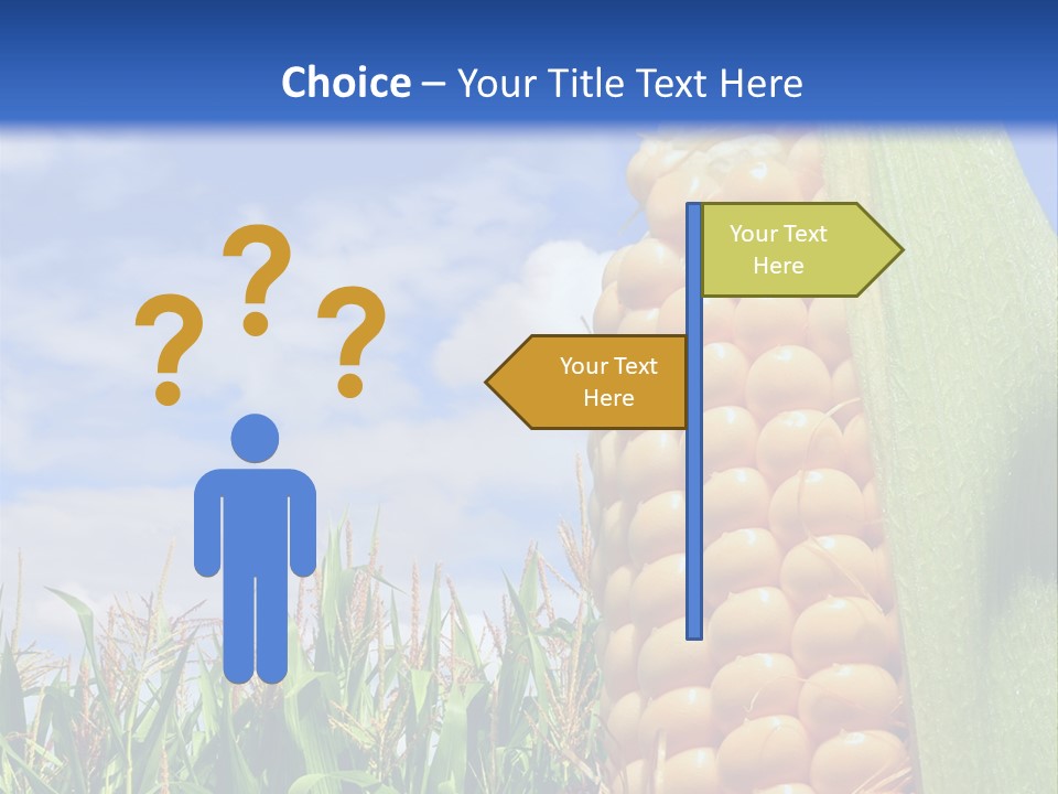 Food Grain Ear PowerPoint Template