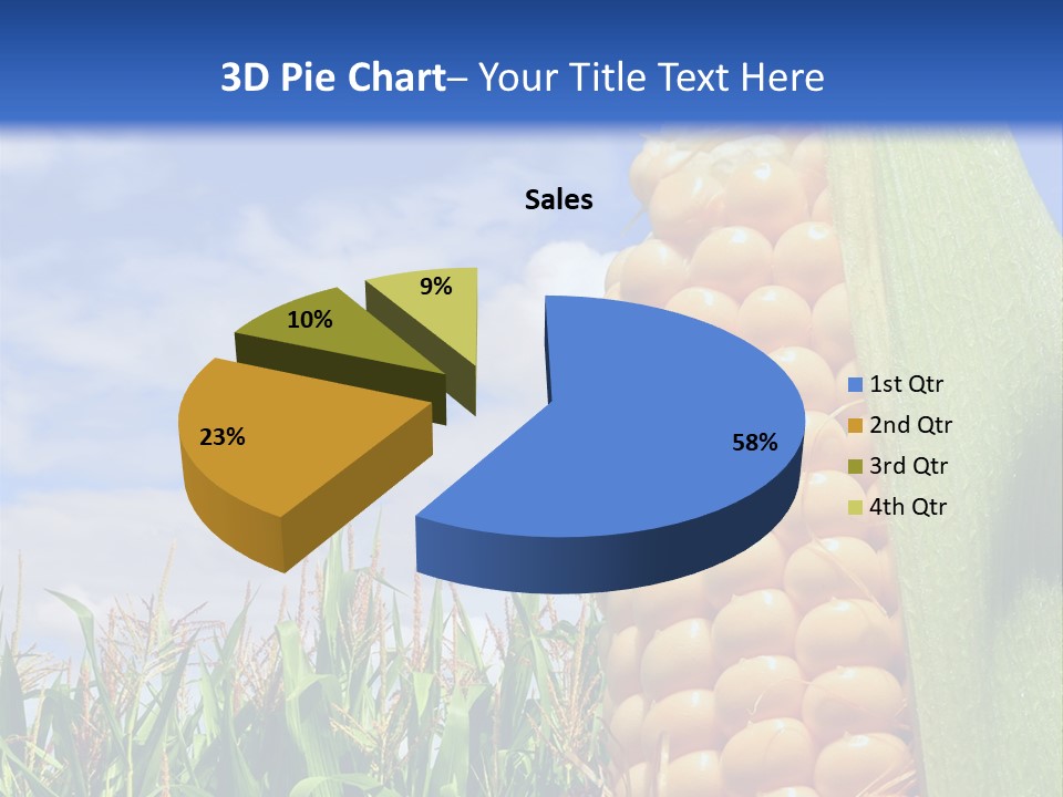 Food Grain Ear PowerPoint Template