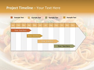 Menu Shrimp Tomato Pasta PowerPoint Template