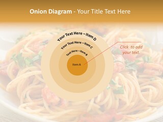 Menu Shrimp Tomato Pasta PowerPoint Template