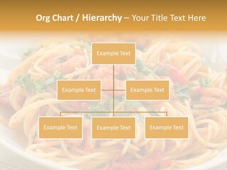 Menu Shrimp Tomato Pasta PowerPoint Template