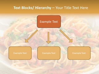 Menu Shrimp Tomato Pasta PowerPoint Template