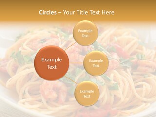 Menu Shrimp Tomato Pasta PowerPoint Template