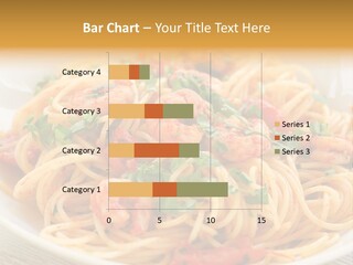 Menu Shrimp Tomato Pasta PowerPoint Template