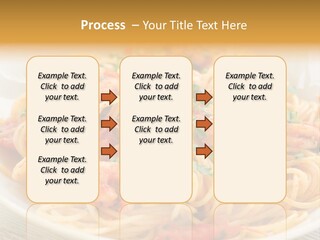 Menu Shrimp Tomato Pasta PowerPoint Template