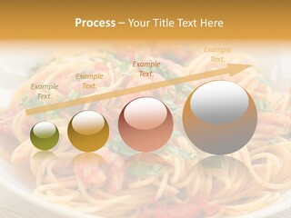 Menu Shrimp Tomato Pasta PowerPoint Template