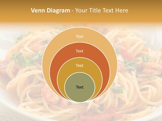 Menu Shrimp Tomato Pasta PowerPoint Template