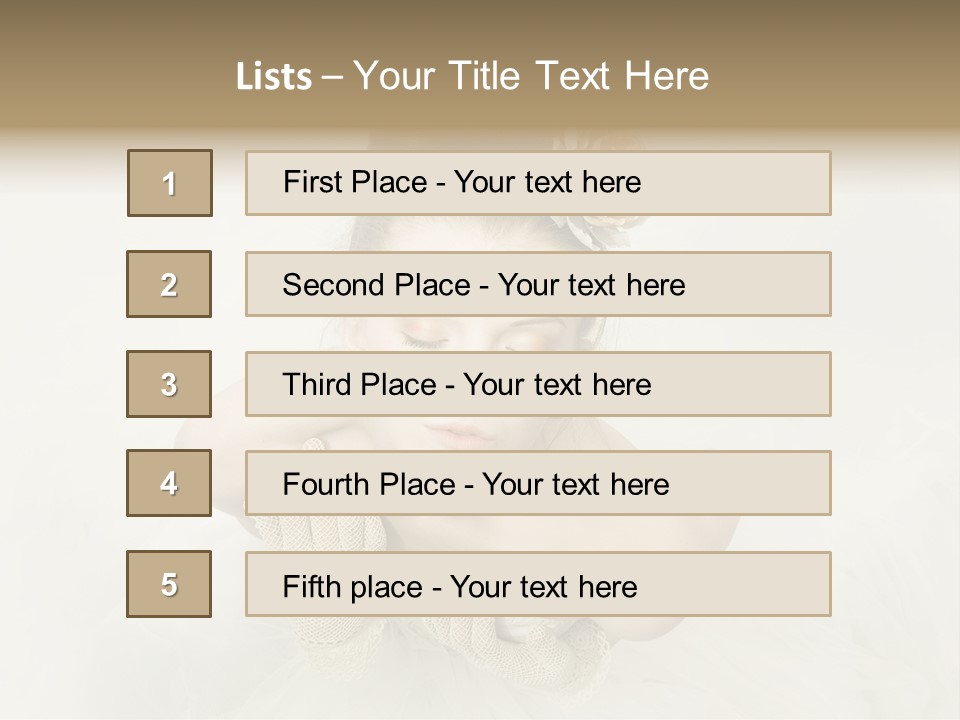 Light Posture Powdered PowerPoint Template