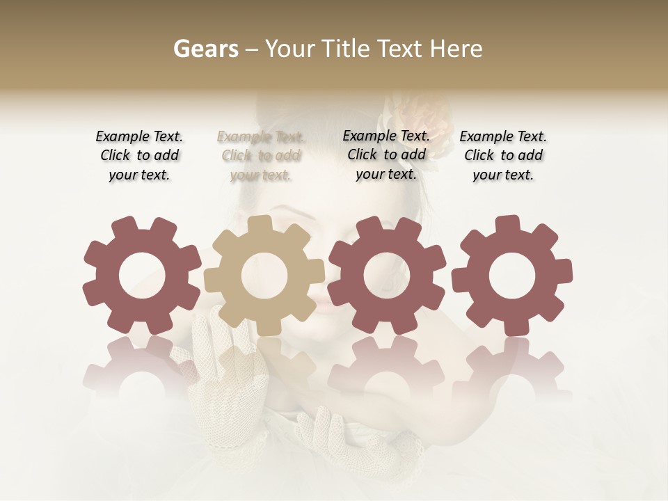 Light Posture Powdered PowerPoint Template