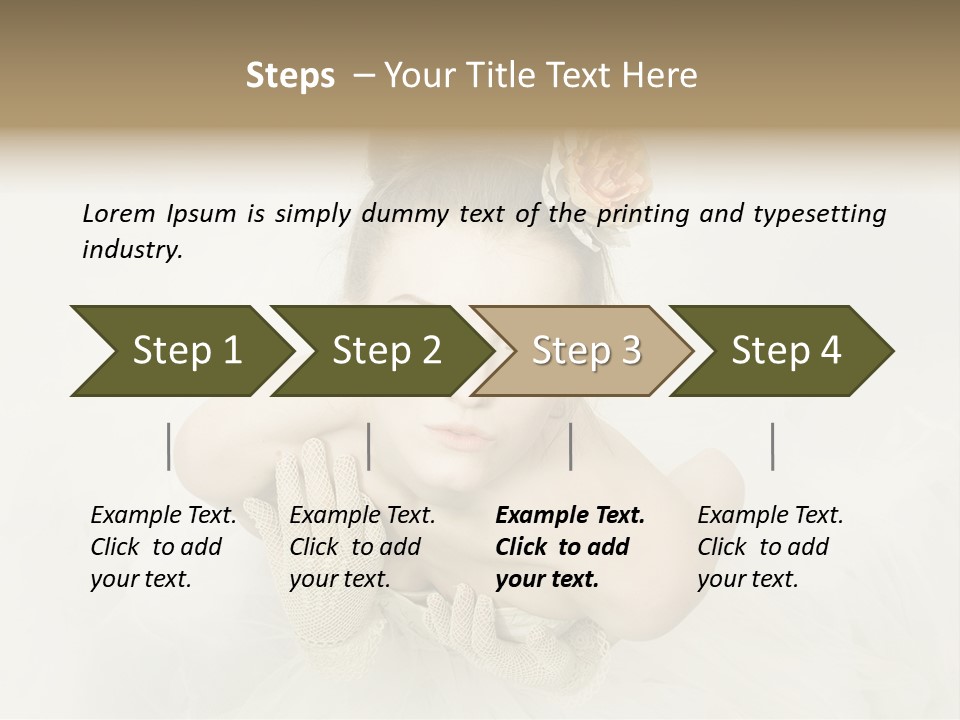 Light Posture Powdered PowerPoint Template