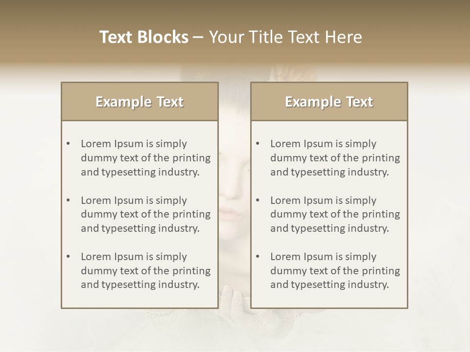 Light Posture Powdered PowerPoint Template