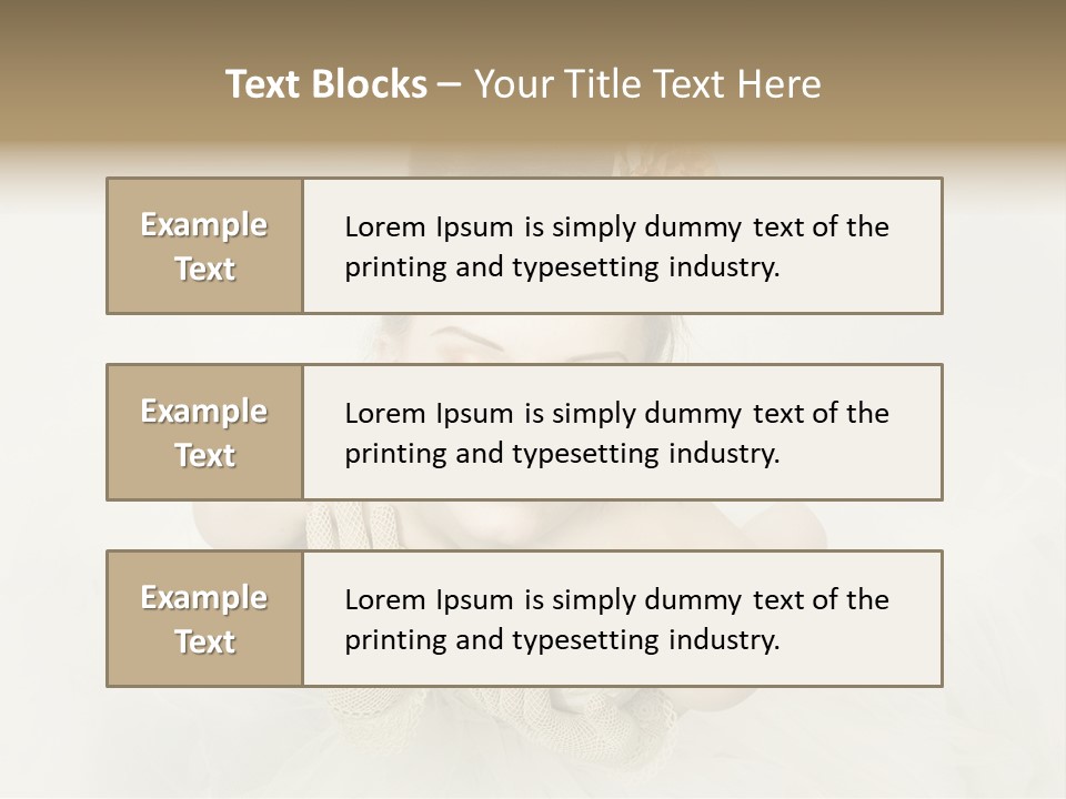 Light Posture Powdered PowerPoint Template
