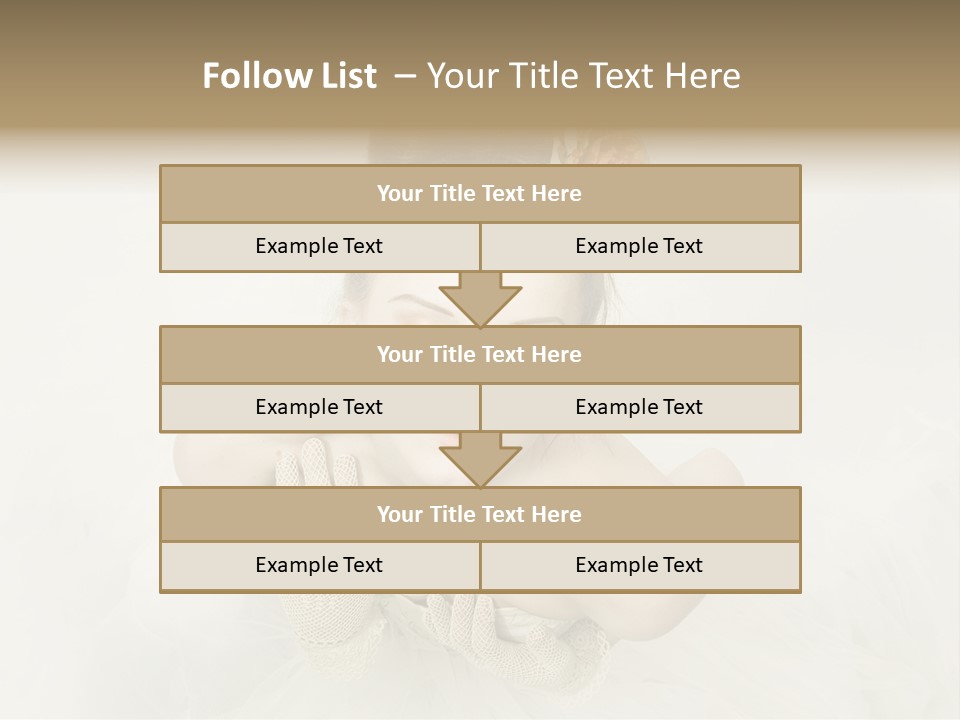 Light Posture Powdered PowerPoint Template