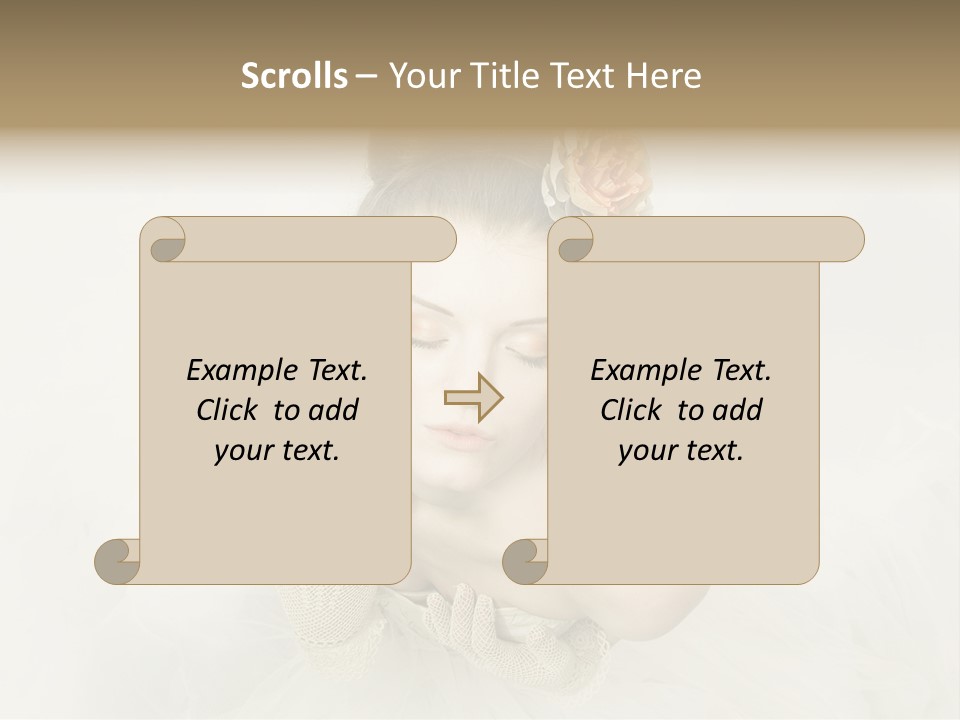 Light Posture Powdered PowerPoint Template