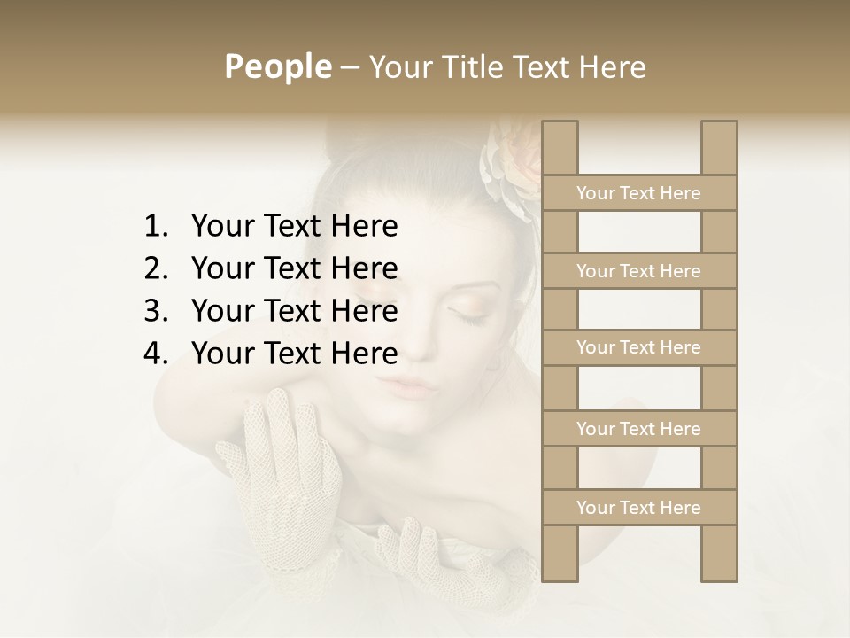 Light Posture Powdered PowerPoint Template