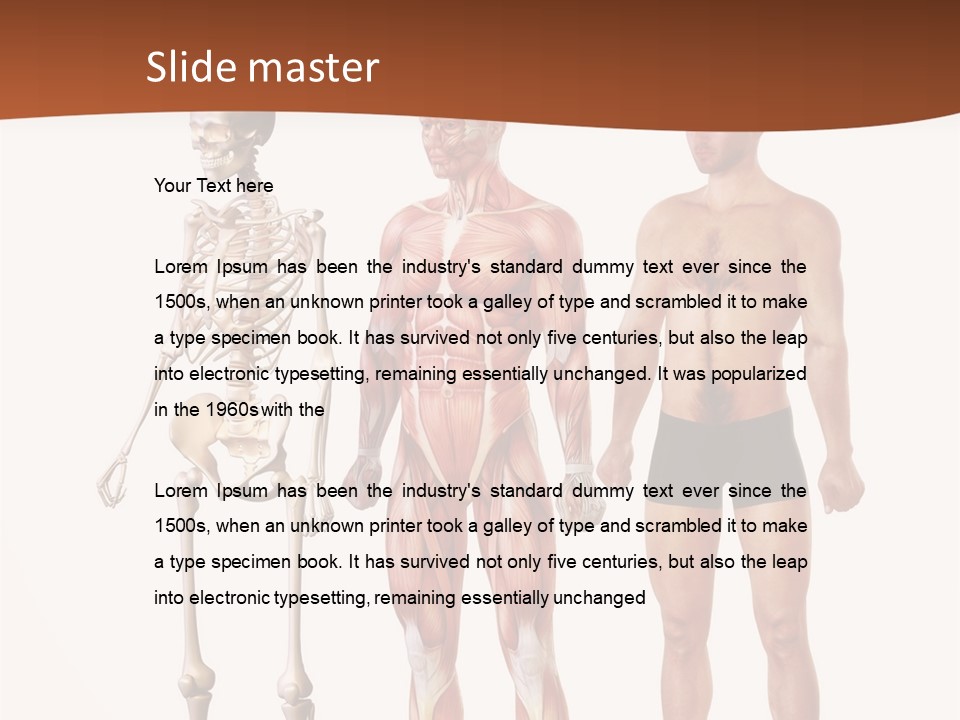 Healthy Lifestyle In A Row Science PowerPoint Template