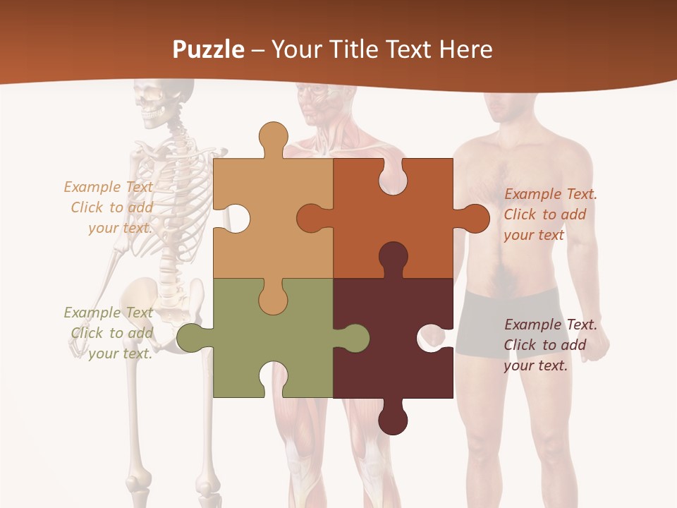 Healthy Lifestyle In A Row Science PowerPoint Template