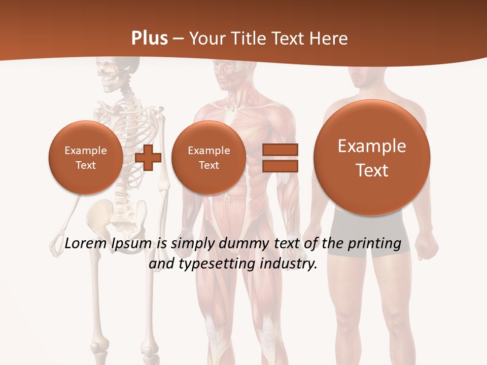 Healthy Lifestyle In A Row Science PowerPoint Template