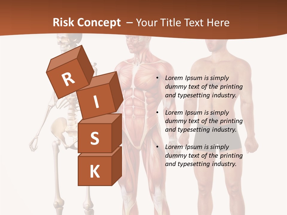 Healthy Lifestyle In A Row Science PowerPoint Template