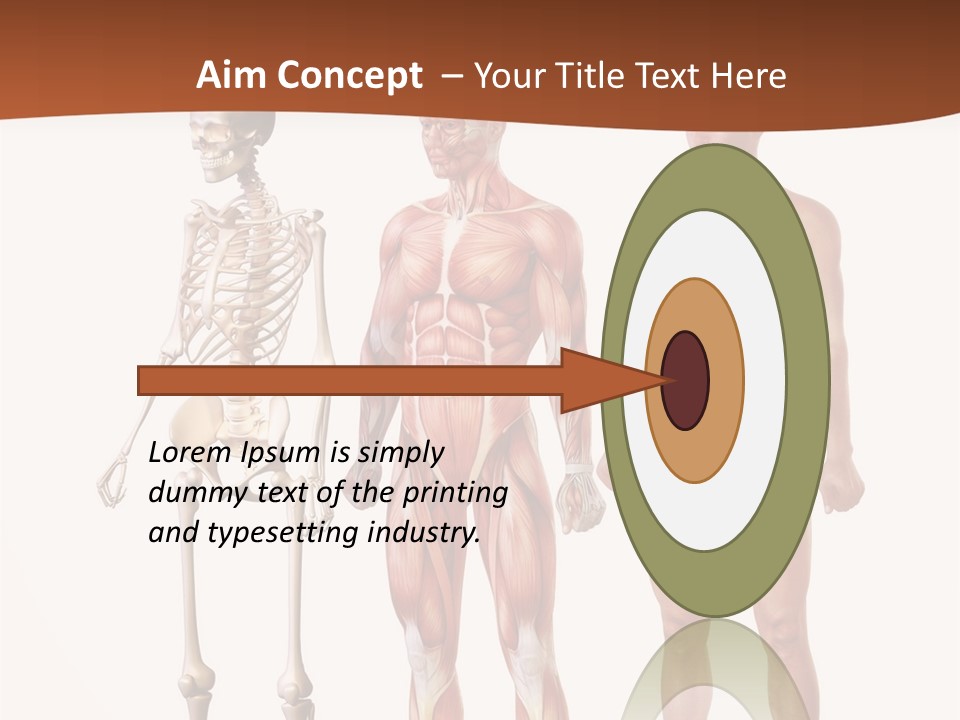 Healthy Lifestyle In A Row Science PowerPoint Template