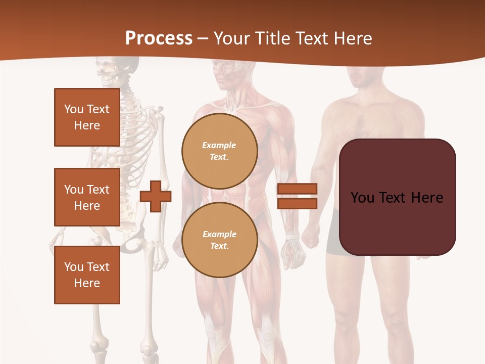 Healthy Lifestyle In A Row Science PowerPoint Template