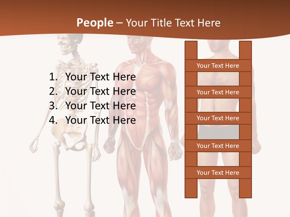 Healthy Lifestyle In A Row Science PowerPoint Template