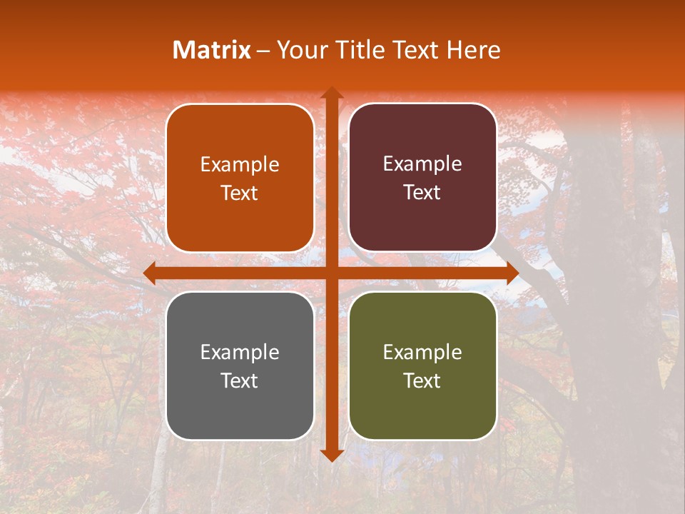 Leaf Branch Forest PowerPoint Template