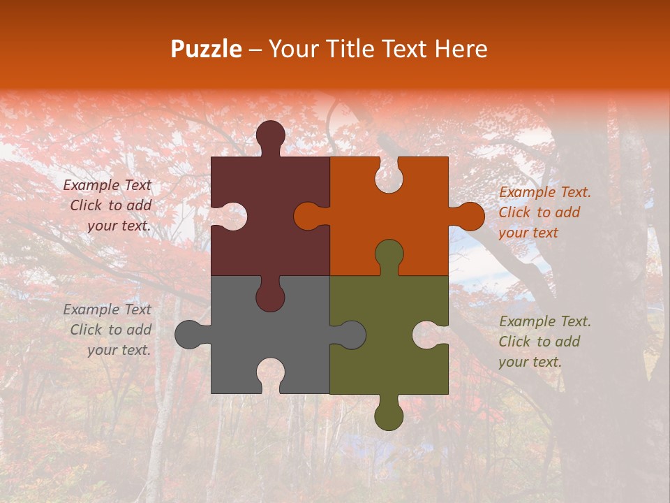 Leaf Branch Forest PowerPoint Template