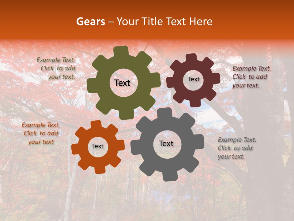 Leaf Branch Forest PowerPoint Template