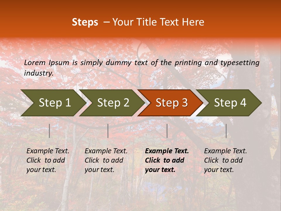 Leaf Branch Forest PowerPoint Template