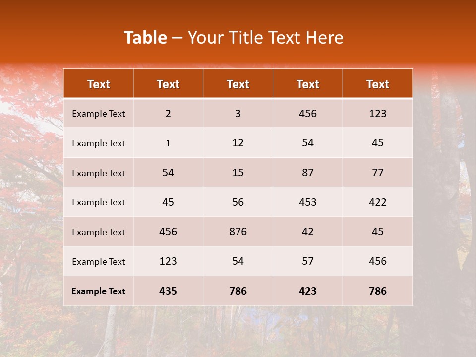 Leaf Branch Forest PowerPoint Template