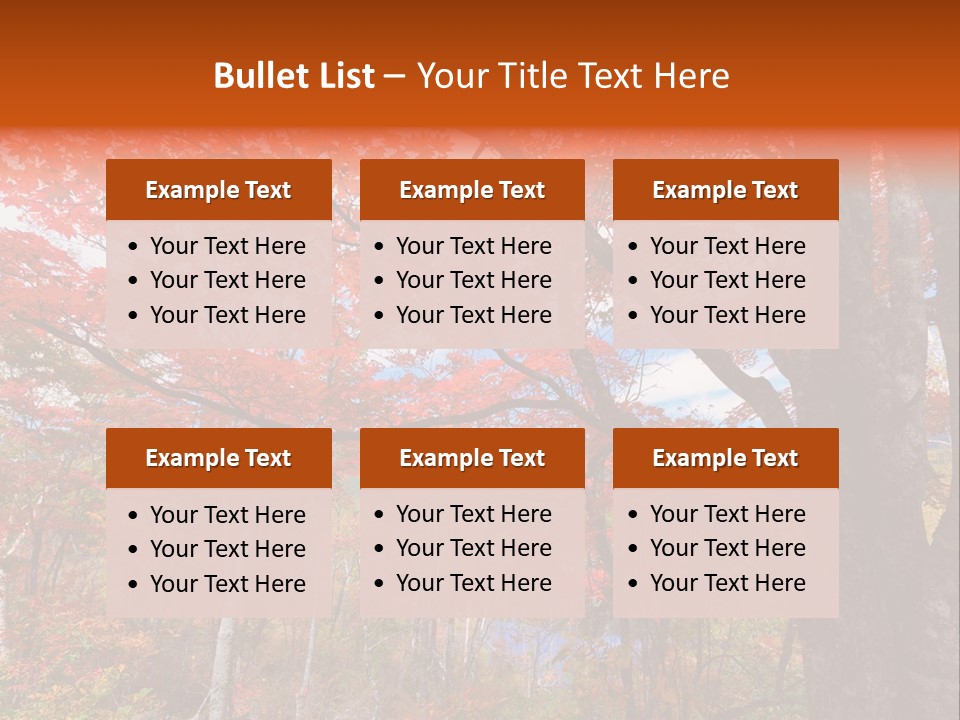 Leaf Branch Forest PowerPoint Template