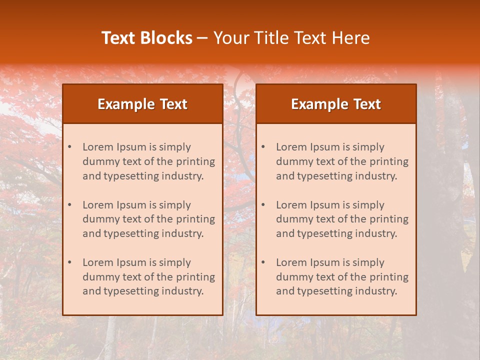 Leaf Branch Forest PowerPoint Template