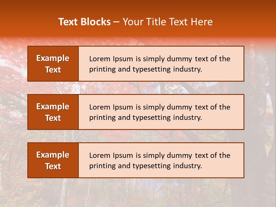Leaf Branch Forest PowerPoint Template