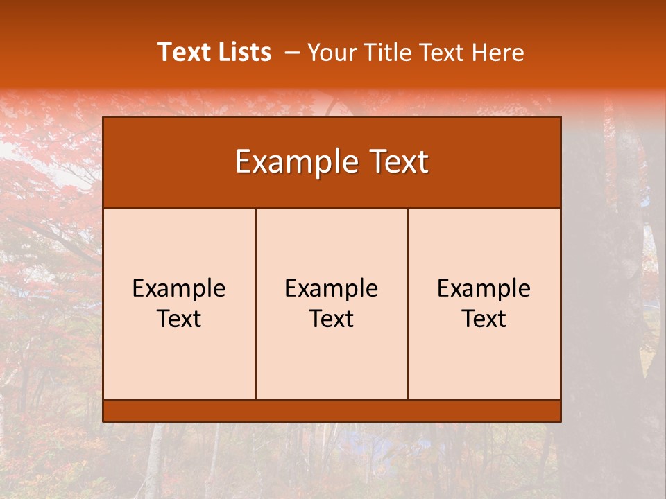 Leaf Branch Forest PowerPoint Template