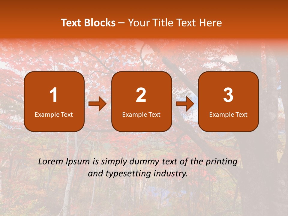 Leaf Branch Forest PowerPoint Template