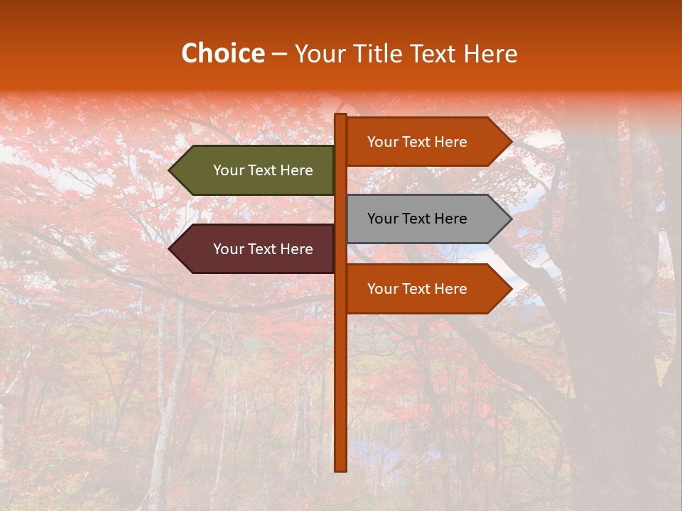 Leaf Branch Forest PowerPoint Template