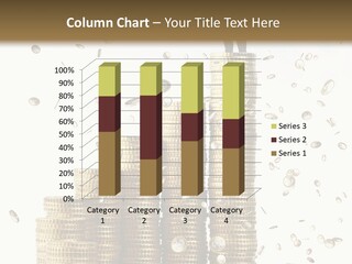 A Man Standing On Top Of A Pile Of Gold Coins PowerPoint Template