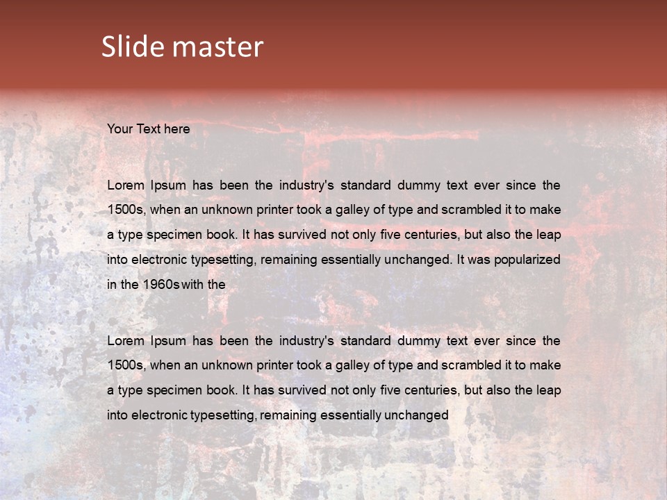 Surface Graffiti Art Background PowerPoint Template