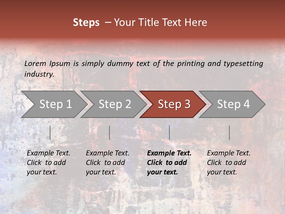 Surface Graffiti Art Background PowerPoint Template