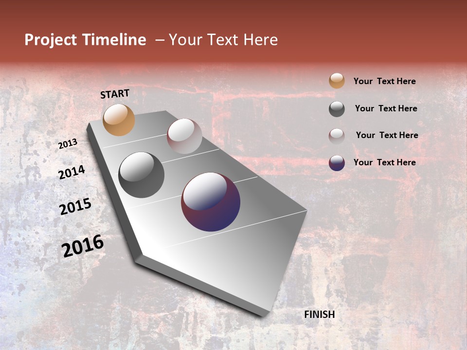 Surface Graffiti Art Background PowerPoint Template