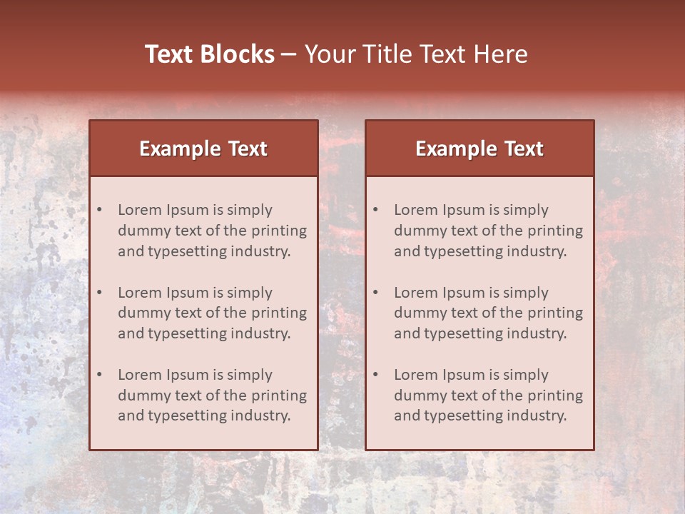 Surface Graffiti Art Background PowerPoint Template
