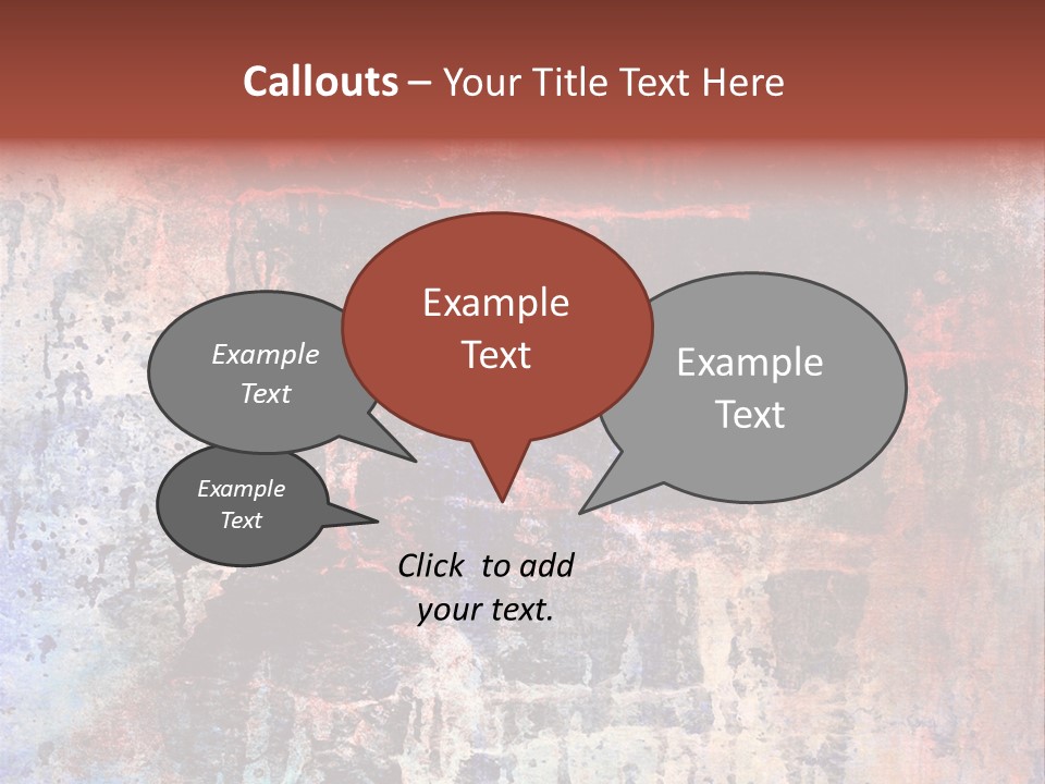 Surface Graffiti Art Background PowerPoint Template