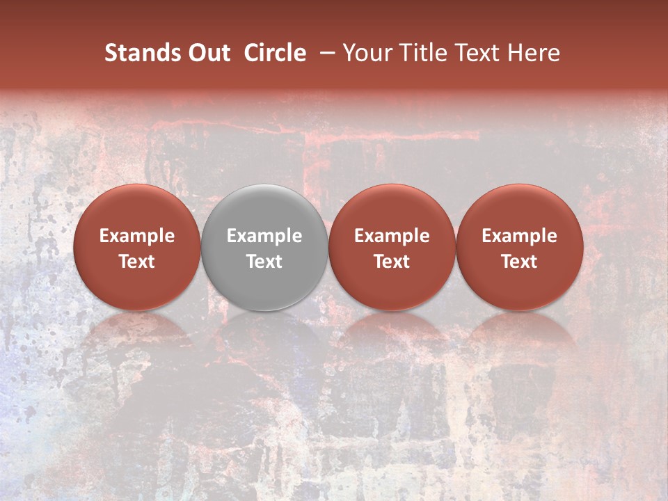 Surface Graffiti Art Background PowerPoint Template