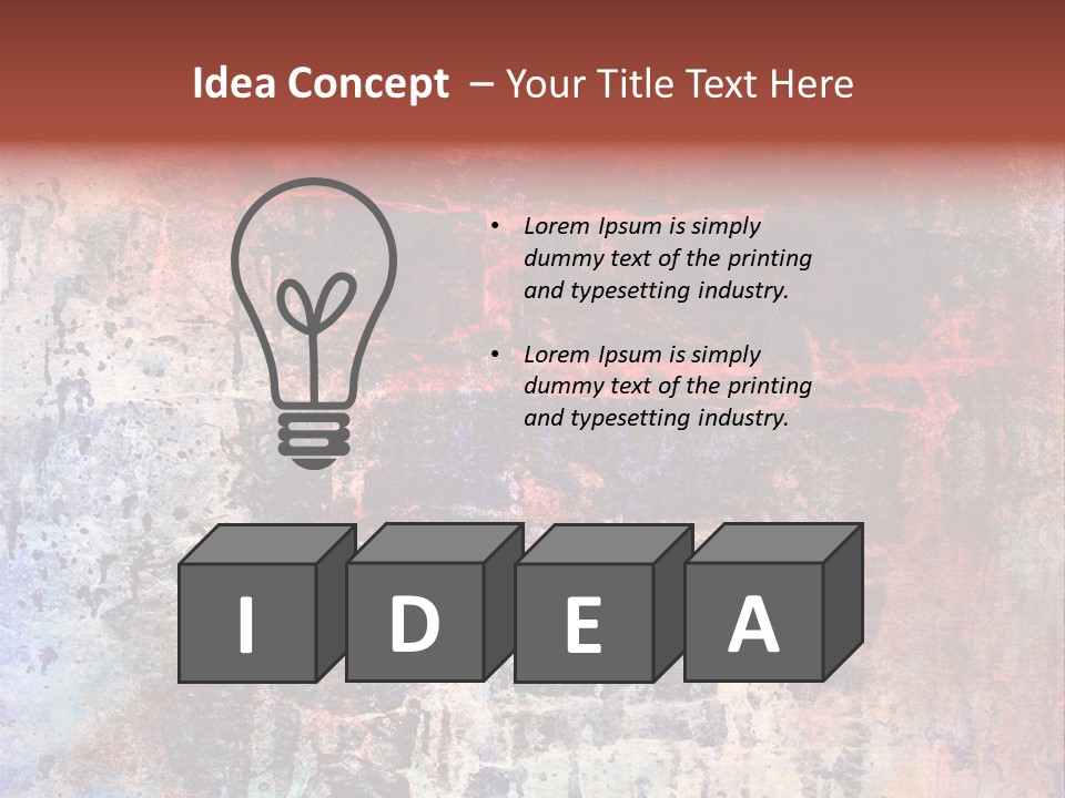 Surface Graffiti Art Background PowerPoint Template