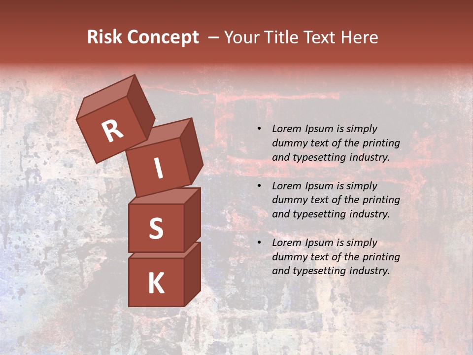 Surface Graffiti Art Background PowerPoint Template