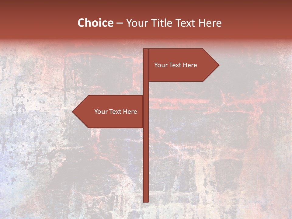 Surface Graffiti Art Background PowerPoint Template